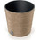 Prosperplast Furu Eco Wood Γλάστρα Εξωτερικού Χώρου Στρογγυλή Πλαστική 25x24.7cm DFR250W
