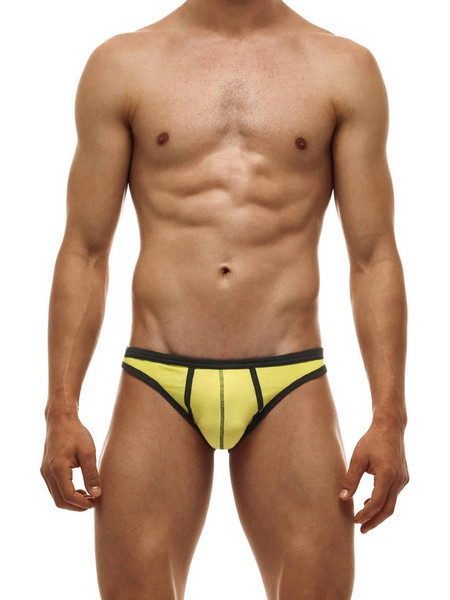 Modus Vivendi Dynamic Ανδρικό Σλιπ Βαμβακερό Κίτρινο 12613