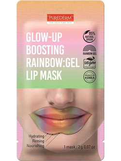 Purederm Glow-Up Boosting Rainbow Lip Patches για Αντιγήρανση & Ενυδάτωση 2gr