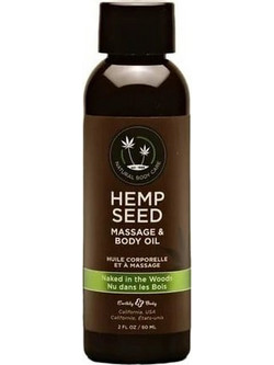 Earthly Body Hemp Seed Έλαιο Κάνναβης για Μασάζ 60ml