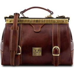 Tuscany Leather Mona Lisa Ιατρική Τσάντα Δερμάτινη Καφέ