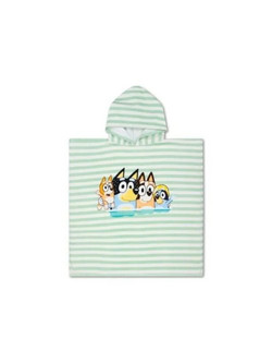 Swim Essentials Bluey Παιδικό Πόντσο Θαλάσσης Πράσινο Mint 65x65cm