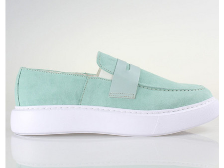 Ridge Ανδρικά Μοκασίνια Loafers Καστόρινα Πράσινο Mint 903