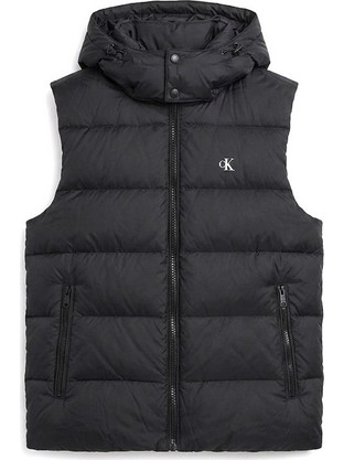 Calvin Klein Αμάνικο Ανδρικό Μπουφάν Puffer Μαύρο LV04RG514G-UB1