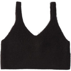 iDo Παιδικό Crop Top Αμάνικο Μαύρο 4A952-0658