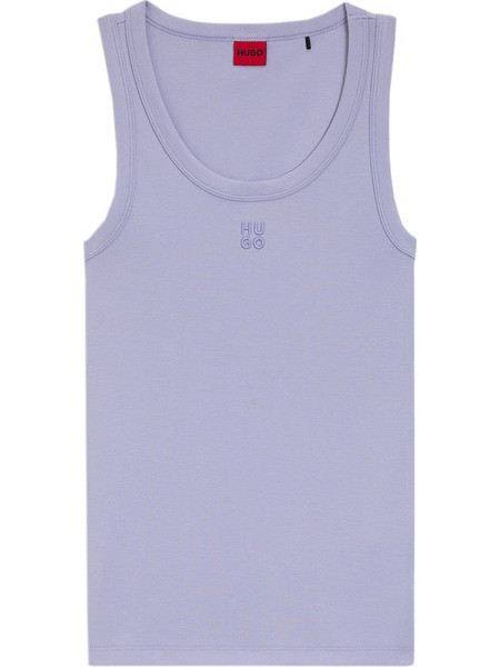 Hugo Boss Γυναικείο Καλοκαιρινό Top Βαμβακερό Λιλά 50514489-520