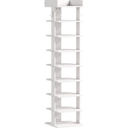 HOMCOM Παπουτσοθήκη Μοριοσανίδας M30xΠ30xΥ128.4cm 837-733V90WT