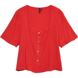 Vero Moda Γυναικείο Καλοκαιρινό Top Κόκκινο 10324527