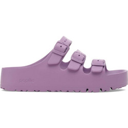 Birkenstock Papillio Florida Γυναικείες Παντόφλες Καλοκαιρινές Flatforms Ανατομικές Κολυμβητηρίου Μωβ 1029698