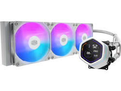 Cooler Master MasterLiquid Core Nex Digital 360 White Υδρόψυξη CPU 120mm για Socket AM4 / 1200 / 1700 / AM5 / 1851 / 115x