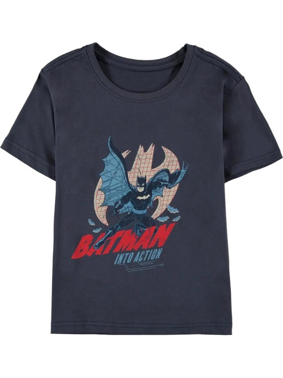 Difuzed Batman Παιδικό T-Shirt Κοντομάνικο Navy Μπλε HTS130522