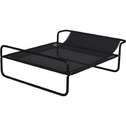PawHut Υπερυψωμένο Κρεβάτι Σκύλου Μαύρο 106x81cm D04-273V00BK