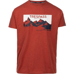 Trespass Nottaway Ανδρικό Αθλητικό T-Shirt Μπορντό MATOTSTR0133-BUA