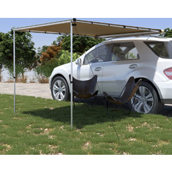 vidaXL Σκίαστρο Παραλίας Αυτοκινήτου Μπεζ 250x185x215cm 148135