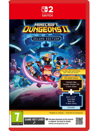 Minecraft Dungeons II Deluxe Edition Nintendo Switch 2