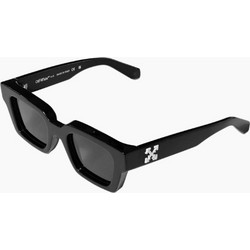 Off White OW1022 1007 Γυναικεία Γυαλιά Ηλίου Τετράγωνα Κοκάλινα Μαύρα με Μαύρο Φακό