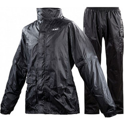 LS2 Tonic Rain Suit Ανδρικό Αδιάβροχο Σετ Μπουφάν & Παντελόνι Μαύρο 6200RS112