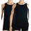 KYBBVS Αμάνικα Ανδρικά Φανελάκια Βαμβακερά Σετ 2Pack Μαύρα KB903