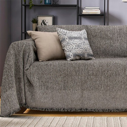 Lino Home Ριχτάρι Τριθέσιου Καναπέ 180x300 Malta Grey