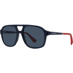 Vuarnet VU40056I 90V Ανδρικά Γυαλιά Ηλίου Aviator Κοκάλινα Μπλε με Μπλε Φακό