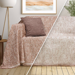 Lino Home Ριχτάρι Τριθέσιου Καναπέ 180x300 Saphire Terracota