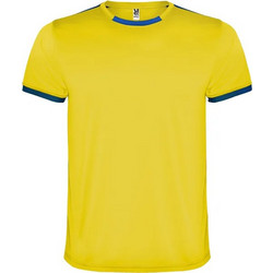 Roly Racing Φανέλα Ποδοσφαίρου Κίτρινη Royal Blue 0452