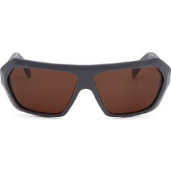 Marni Dhazut SD6 Γυναικεία Γυαλιά Ηλίου Aviator Κοκάλινα Μαύρα με Καφέ Φακό
