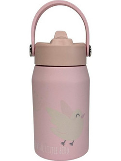Abo Make A Wish Little Bird Παιδικό Παγούρι Θερμός Ανοξείδωτο BPA Free Ροζ 350ml 314201