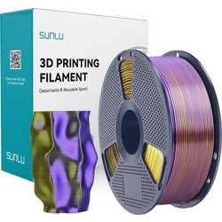 Sunlu Silk PLA+ 1.75mm Black Gold Purple 1Kg