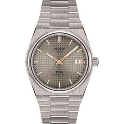 Tissot T-Classic PRX Ανδρικό Ρολόι Αυτόματο με Ασημί Μεταλλικό Μπρασελέ T137.807.44.061.00