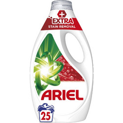 Ariel Extra Stain Removal Υγρό Απορρυπαντικό Πλυντηρίου 25 Μεζούρες