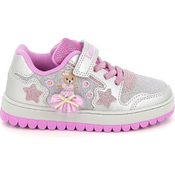 Lelli Kelly Mille Stelle Παιδικά Sneakers με Φωτάκια Ασημί Μωβ LKAL5710-AG66