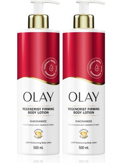 Olay Regenerist Lotion Σώματος για Σύσφιξη 2x500ml