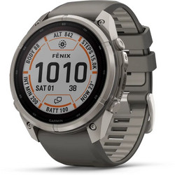 Garmin Fenix 9 Pro inReach 51mm Solar Sapphire Titanium Pebble Grey / Silver Grey