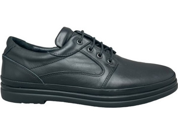 Smart Steps Ανδρικά Σκαρπίνια Derby Δερμάτινα Μαύρα 227-99006