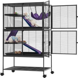 Vevor Κλουβί Τρωκτικών Μαύρο 77x52x130cm