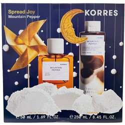 Korres Spread Joy Mountain Pepper Eau de Toilette 50ml + Shower Gel 250ml