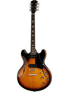 Sire Larry Carlton H7V Ηλεκτρική Κιθάρα Semi-Hollow με Μαγνήτες SS & Ταστιέρα Ebony Vintage Sunburst