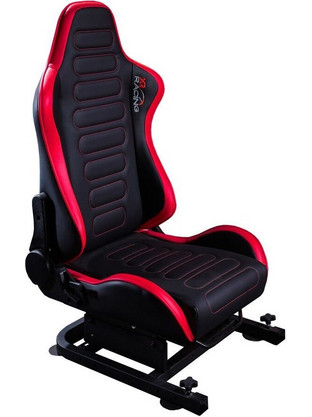 X Rocker Καρέκλα Gaming Δερματίνης Κόκκινη Μαύρη 2022022