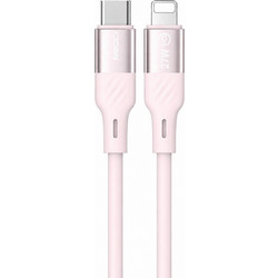 Recci RS22CL USB-C to Lightning Cable 27W 1.5m Pink