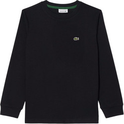 Lacoste Παιδικό T-Shirt Μακρυμάνικο Μαύρο 3TJ2703-031