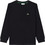 Lacoste Παιδικό T-Shirt Μακρυμάνικο Μαύρο 3TJ2703-031