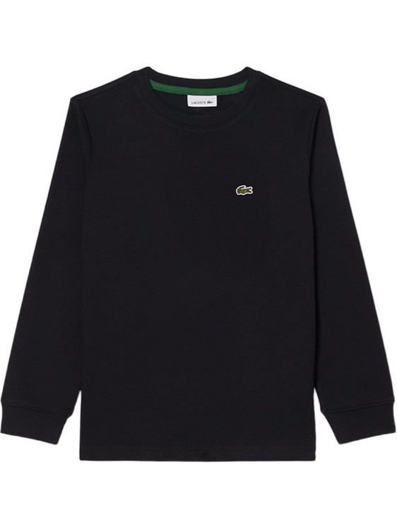 Lacoste Παιδικό T-Shirt Μακρυμάνικο Μαύρο 3TJ2703-031