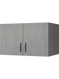 Megapap Δίφυλλο Πατάρι Ντουλάπας Victoria Γκρι 100x60x59cm GP028-0123,4