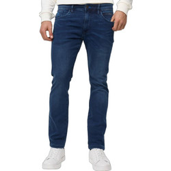 Indicode Coil Jogger Ανδρικό Τζιν Παντελόνι Ελαστικό Κανονική Εφαρμογή Navy Μπλε 059-00153