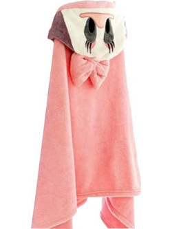 Γαρύφαλλο Daisy Παιδικό Πόντσο Θαλάσσης Microfiber Ροζ 65x130cm 1068