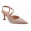 Relax Anatomic Ανατομικές Γόβες Slingback Λουστρίνι με Λεπτό Ψηλό Τακούνι Μπεζ H-71004-03