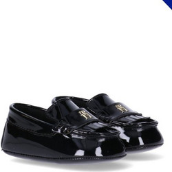 Tommy Hilfiger Βρεφικά Μοκασίνια Αγκαλιάς Μαύρα T0A4-35055-1847-999