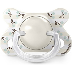 Suavinex Sx Pro Birdies Ορθοδοντικές Πιπίλες Σιλικόνης 2-6m Μπεζ Πράσινη 2τμχ