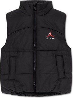 Jordan Αμάνικο Παιδικό Μπουφάν Χειμωνιάτικο Puffer Μαύρο 95F966-023